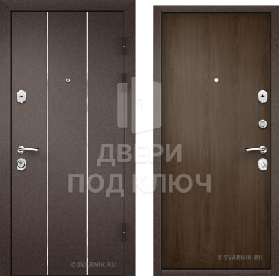 Входная металлическая дверь с монитором ДПК-13157