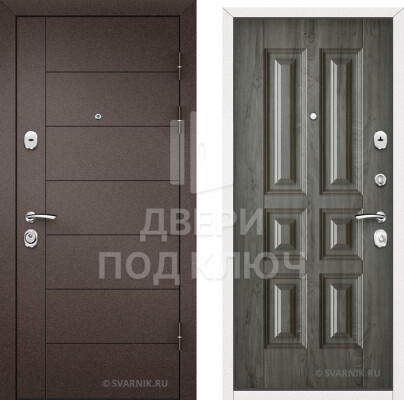 Усиленная входная дверь в дом ДПК-9160